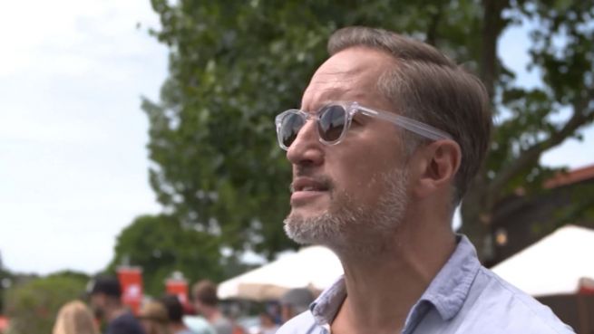 go to Sportskanone: Benno Fürmann beim Triathlon