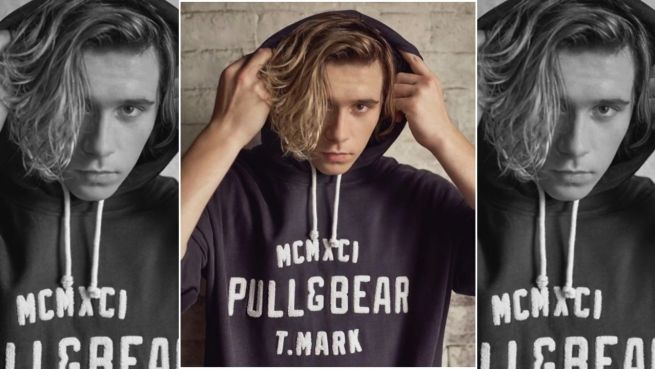 go to Dick im Geschäft: Brooklyn Beckham für 'Pull & Bear'